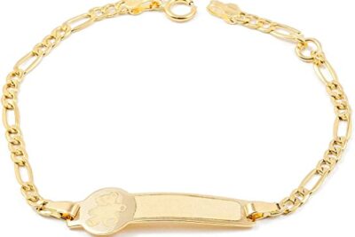 Pulseras oro bebe