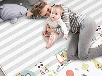 Alfombra bebe acolchada