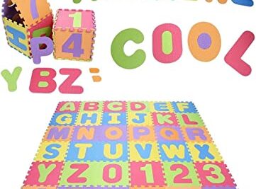 Alfombra puzzle bebe no toxica