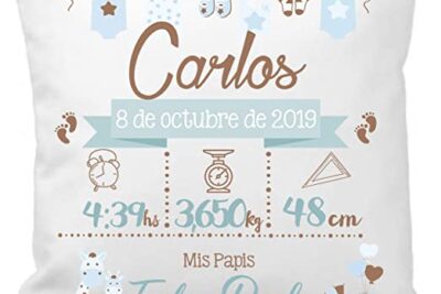 Cojin personalizado bebe