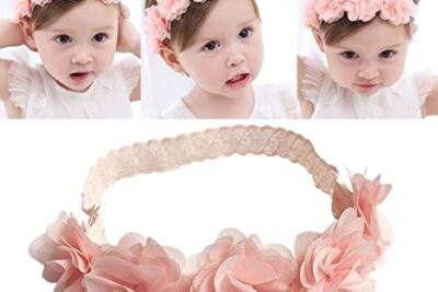 Diadema bebe flores