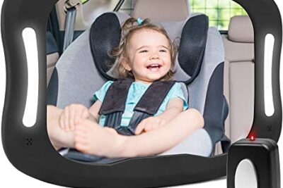 Espejo bebe coche luz
