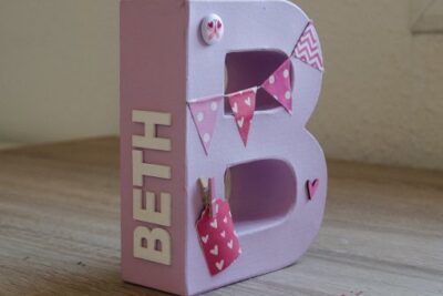 Letras decorativas bebe