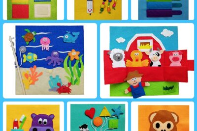 Libro sensorial bebe montessori