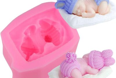 Molde silicona bebe 3d