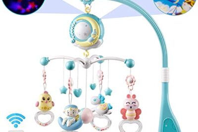 Movil cuna bebe musical y luces