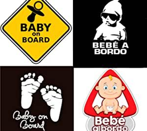 Pegatina coche bebe