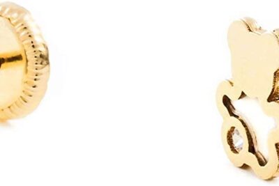 Pendientes oro bebe