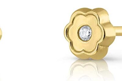 Pendientes oro bebe niña