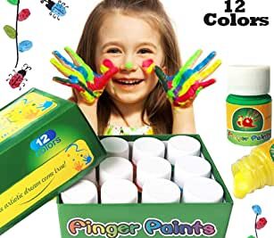 Pintura dedos bebe no toxica